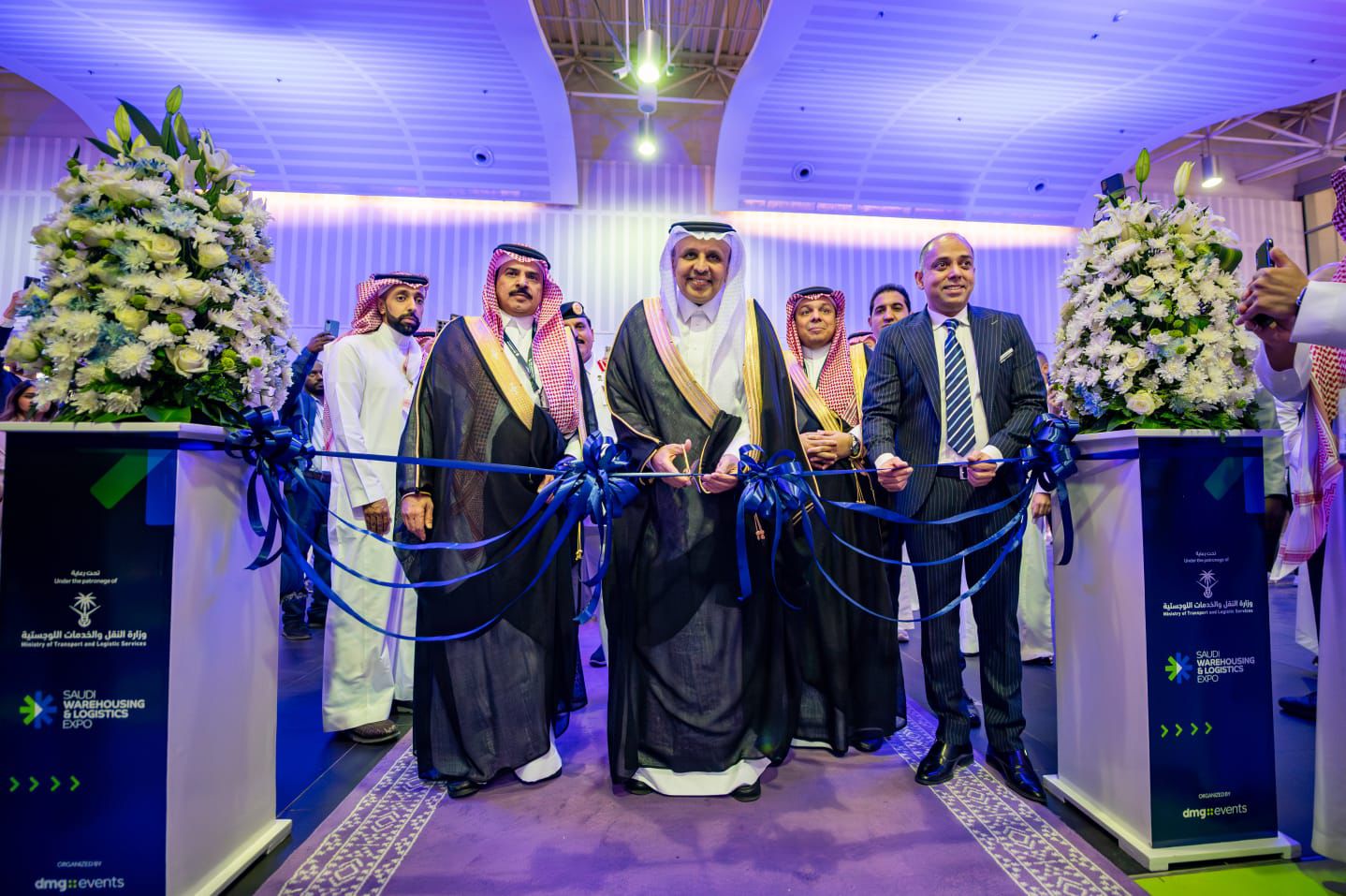 نائب وزير النقل والخدمات اللوجستية، يفتتح النسخة الثانية من المعرض السعودي للمستودعات والخدمات اللوجستية في الرياض